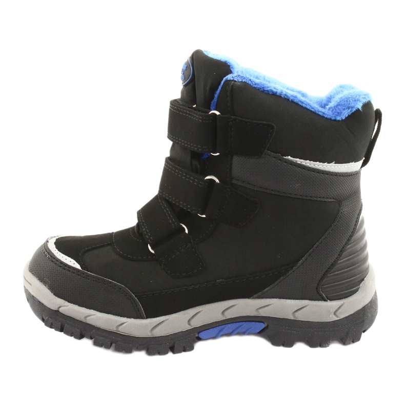 Black American Club HL20 softshell boots with a membrane blue 2