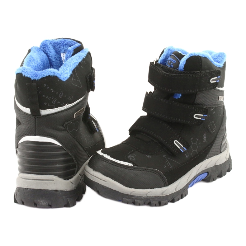 Black American Club HL20 softshell boots with a membrane blue 4