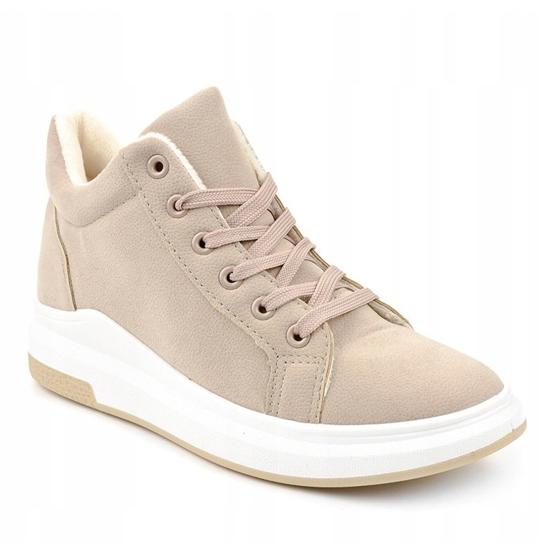 Insulated beige sneakers TL133-5 1