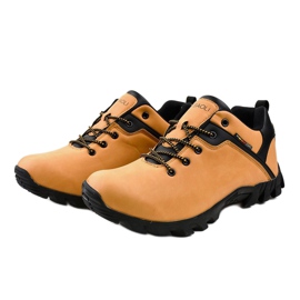2019B yellow trekking shoes brown black 1