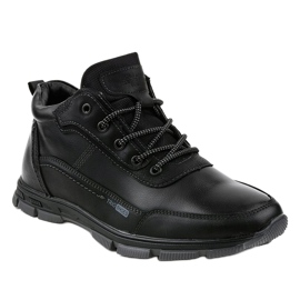 Black trekking shoes R7163-1 1 Black trekking shoes R7163-1 1