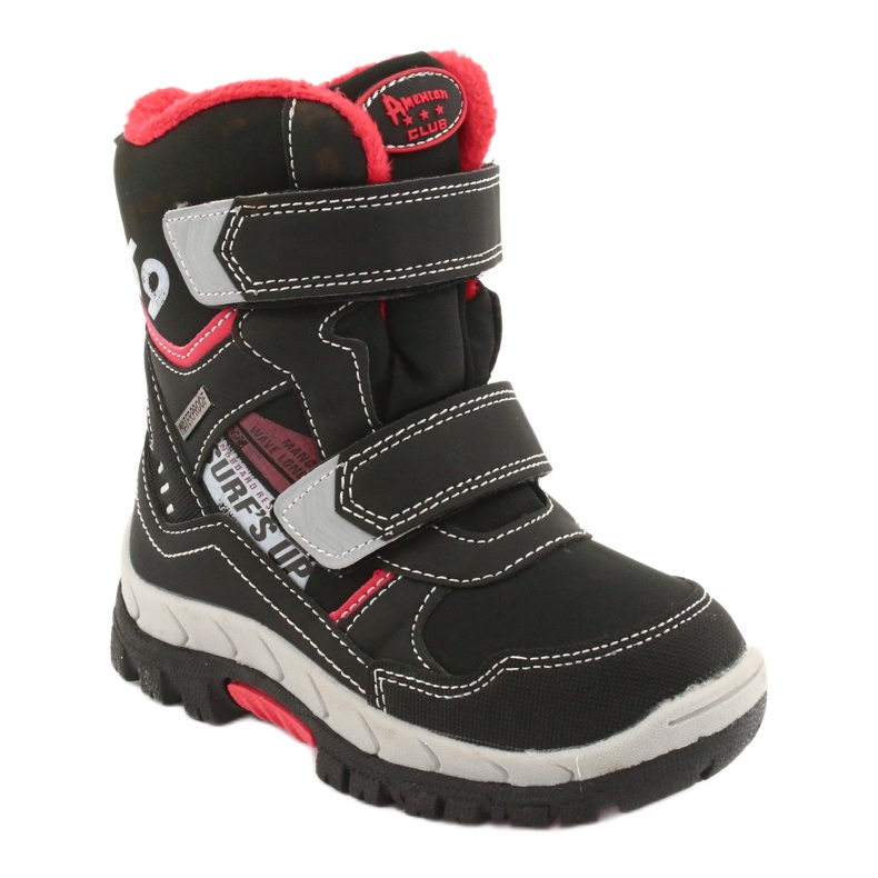 American Club boots with a RL34 membrane black red 1