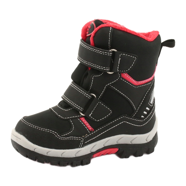 American Club boots with a RL34 membrane black red 2
