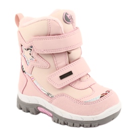 American Club boots with a pink star RL37 membrane 1 American Club boots with a pink star RL37 membrane 1