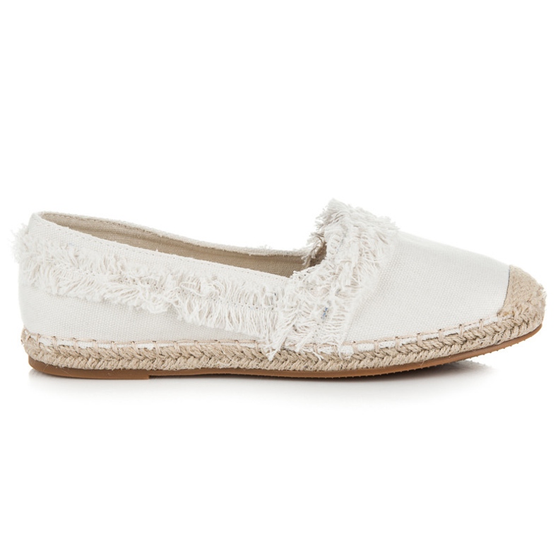 Vices White Espadrilles With Fringes 2