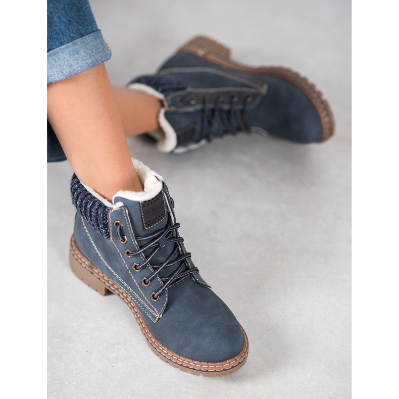 Goodin Trappers With Sheepskin blue 2