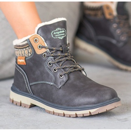Arrigo Bello Lace-up Trappers grey 1