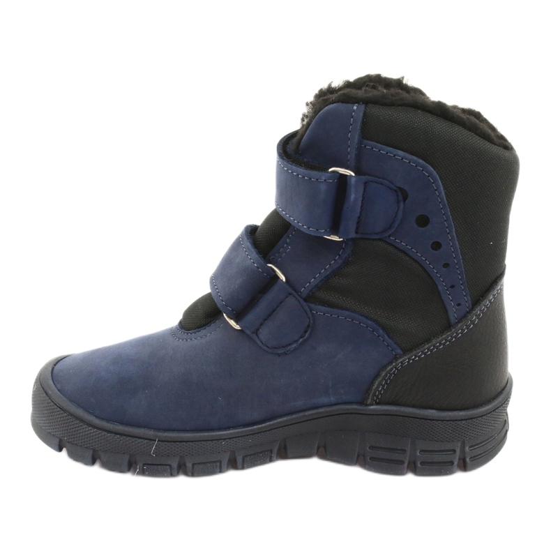 Mazurek Leather boots with a membrane 1351 navy blue/black membrane 2