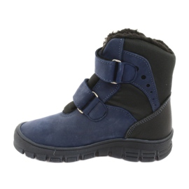 Boots boots with a Mazurek 1352 navy blue membrane black 2