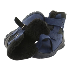 Boots boots with a Mazurek 1353 navy blue membrane black 4