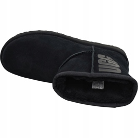 Ugg Classic Mini Rubber Logo W 1108231-BLK black 2 Ugg Classic Mini Rubber Logo W 1108231-BLK black 2