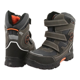 American Club Boots with American HL23 membrane gray black grey 4
