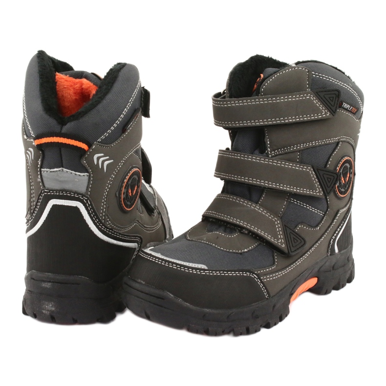 American Club Boots with American HL23 membrane gray black grey 4