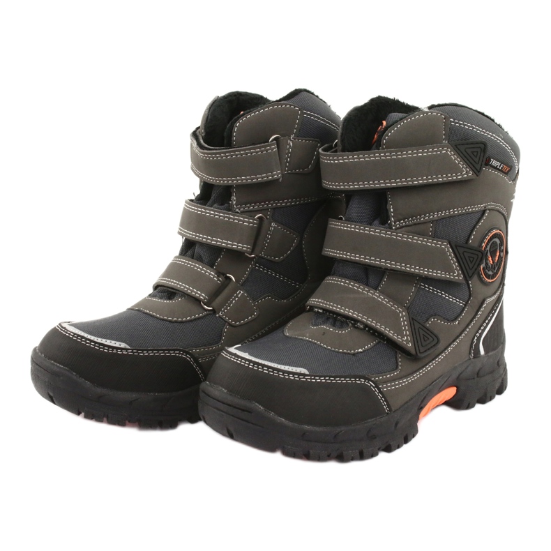 American Club Boots with American HL23 membrane gray black grey 3