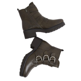 Green women's boots BZ66010-KB Green 2