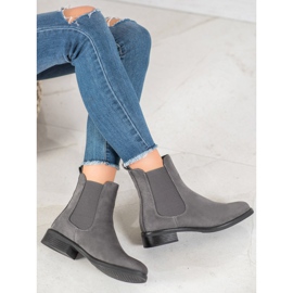 SDS Suede Chelsea boots grey 1