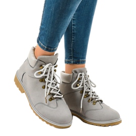 Gray hiking boots without insulation XDS1702 grey 1