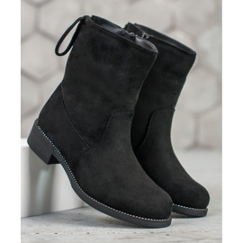 SDS Suede Booties black 2