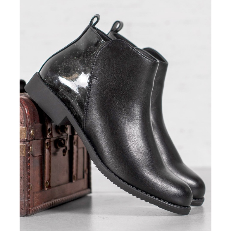 J. Star Flat Heel Boots black 2