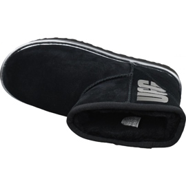 Ugg Classic Mini Ugg Rubber Logo W 1110087-BMT Shoes black 2