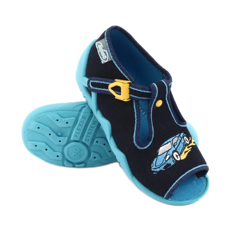 Befado children's shoes 217P100 navy blue blue 3