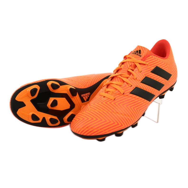 Adidas Nemeziz 18.4 FxG M DA9594 football boots orange 4