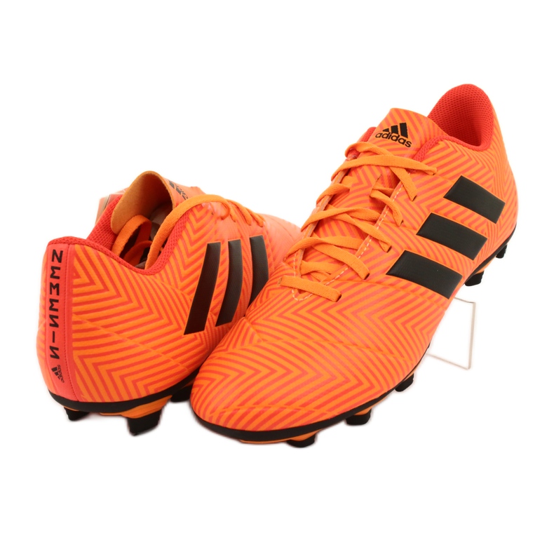 Adidas Nemeziz 18.4 FxG M DA9594 football boots orange 3