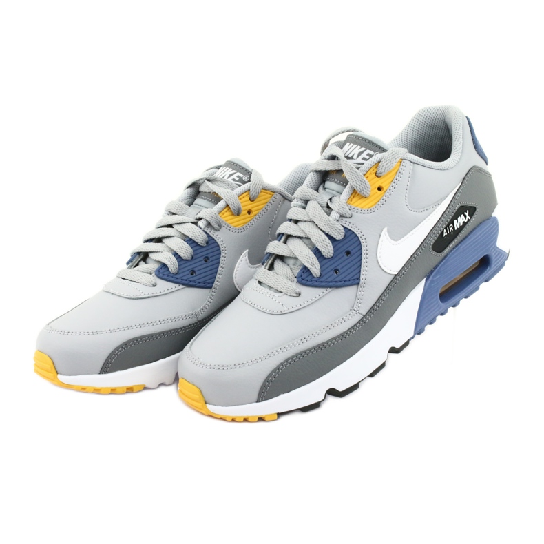 Nike Air Max 90 Ltr Gs Jr 833412-026 white blue grey 3 Nike Air Max 90 Ltr Gs Jr 833412-026 white blue grey 3