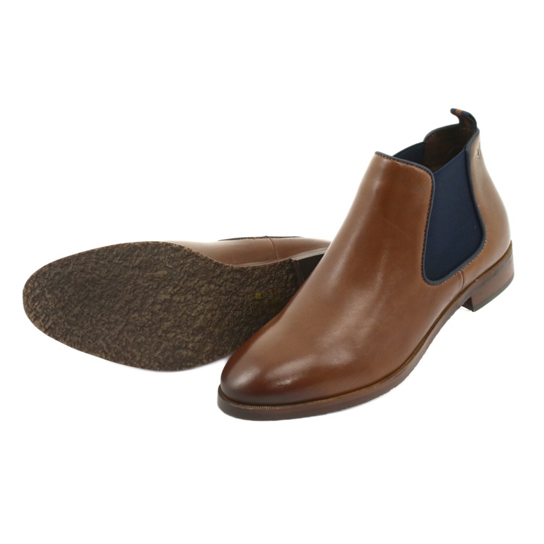 Brown Jodhpur boots Caprice 25327 navy blue 5 Brown Jodhpur boots Caprice 25327 navy blue 5