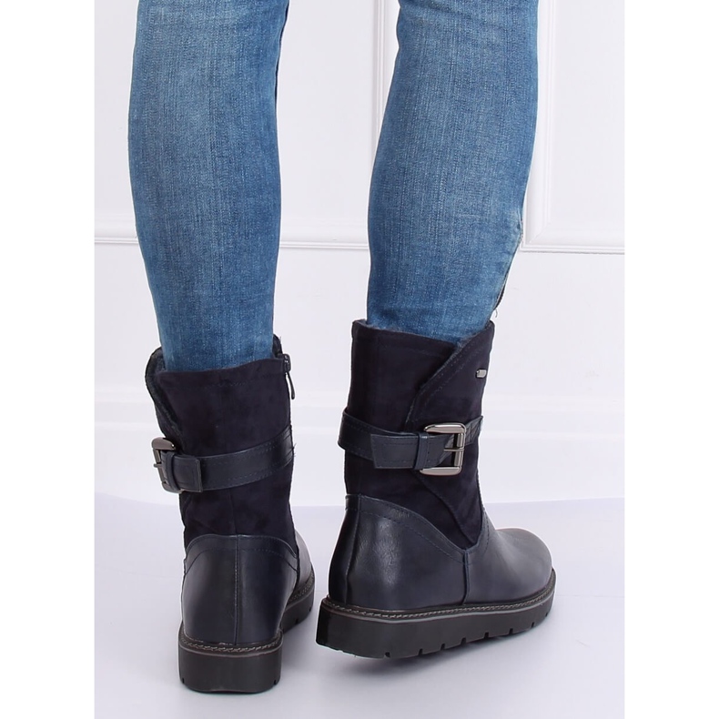 Black insulated boots BM-9063 Black 1 Black insulated boots BM-9063 Black 1