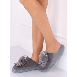 Gray women's gray slippers DD112 Gray grey 1 Gray women's gray slippers DD112 Gray grey 1
