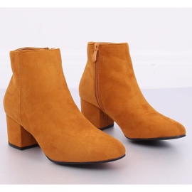 Low-heeled honey boots YQ216P Yellow II Quality brown 2