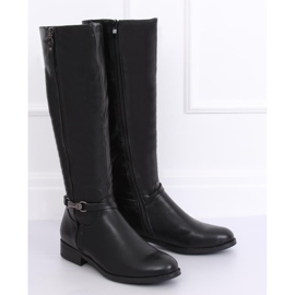 Black women's riding boots SP37 Black 1