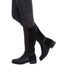 Black boots for women black G-7603 Black 1