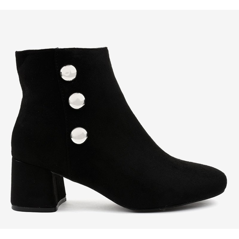 Black suede ankle boots on the L068 post 2