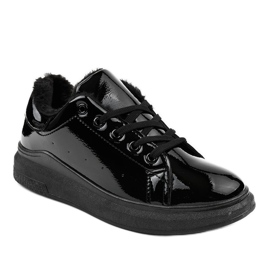 Black insulated sneakers TL140-1 1 Black insulated sneakers TL140-1 1