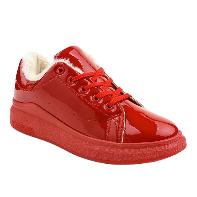 Red insulated sneakers TL140-3 1