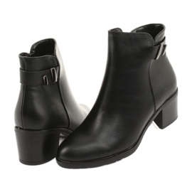 M.Daszyński Black Daszyński SA153 insulated zipper boots 4