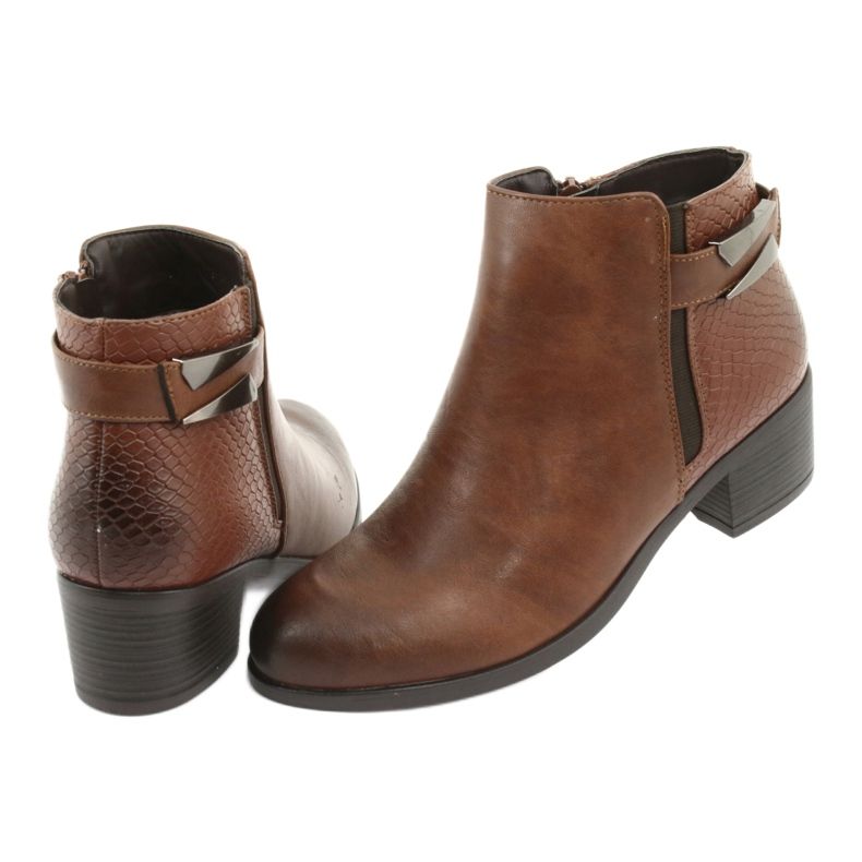 M.Daszyński Jodhpur boots with a buckle Daszyński 1919 bronze brown 5