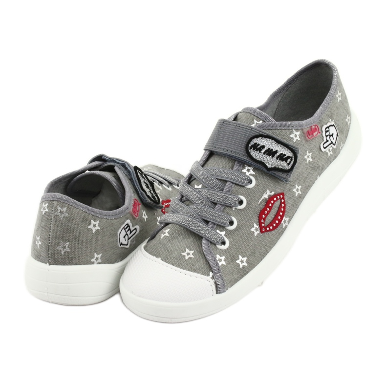 Befado children's shoes 251Q095 red grey 4