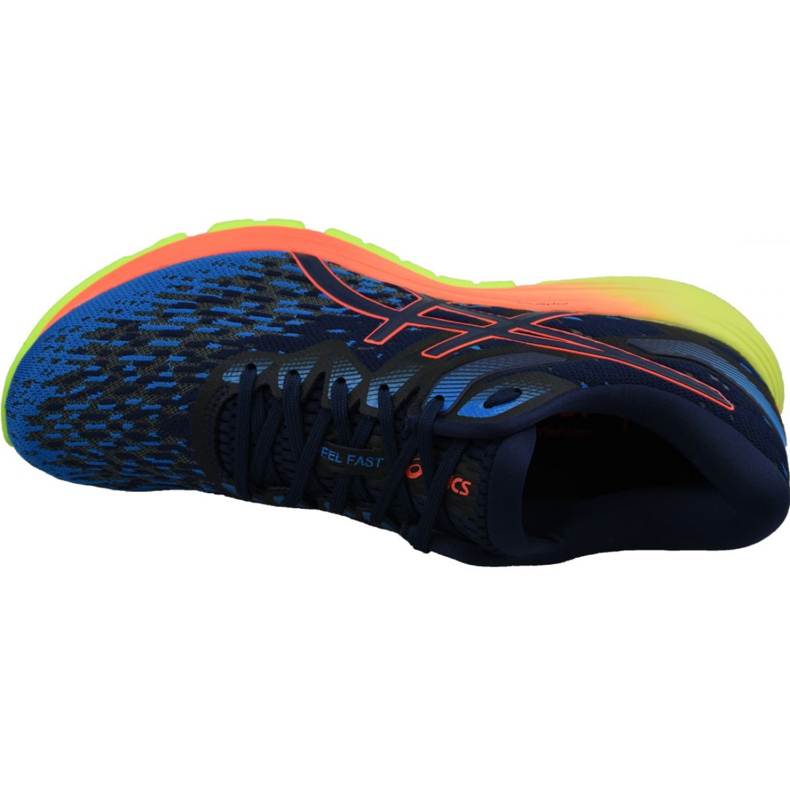 Asics DynaFlyte 4 M 1011A549-400 running shoes blue multicolored 2
