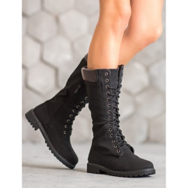 Seastar Warm lace-up boots black 2