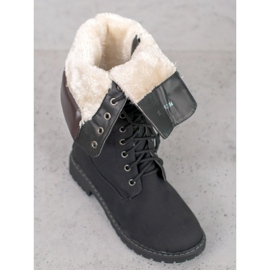 Seastar Warm lace-up boots black 1
