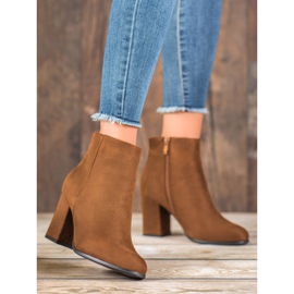 Marquiz Camel suede boots brown 1