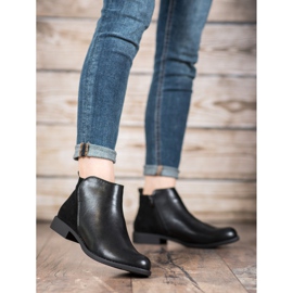 J. Star Flat Heel Boots black 2