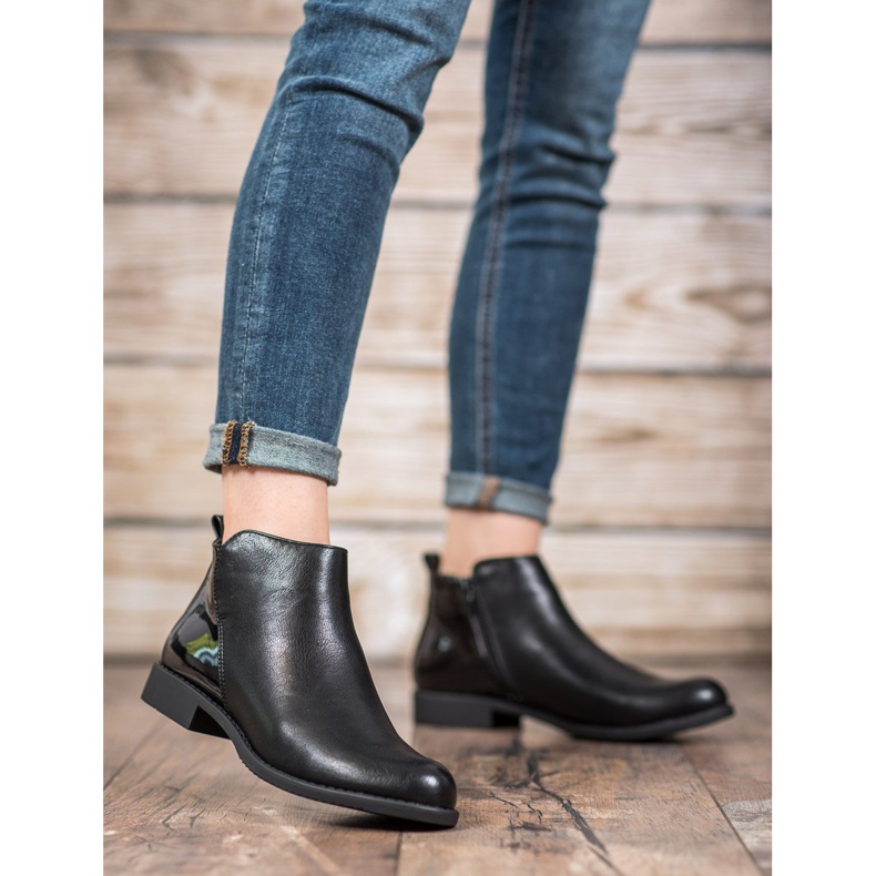 J. Star Flat Heel Boots black 2 J. Star Flat Heel Boots black 2