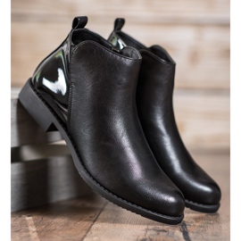 J. Star Flat Heel Boots black 1 J. Star Flat Heel Boots black 1