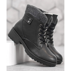 J. Star Lace-up boots black 4