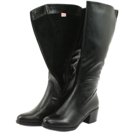 M.Daszyński Boots insulated high heels Daszyński 153 black 5