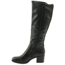 M.Daszyński Boots insulated high heels Daszyński 153 black 2